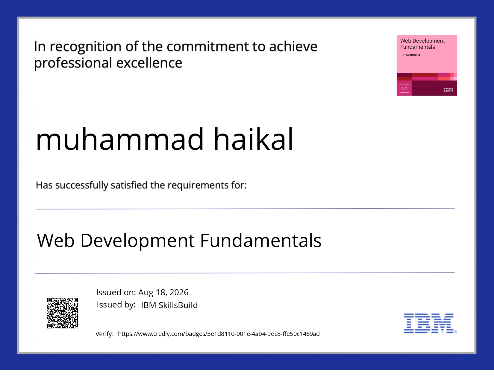 Web Development Fundamentals